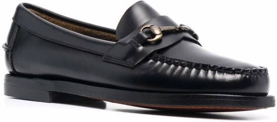 Sebago horsebit-detail leather loafers Black