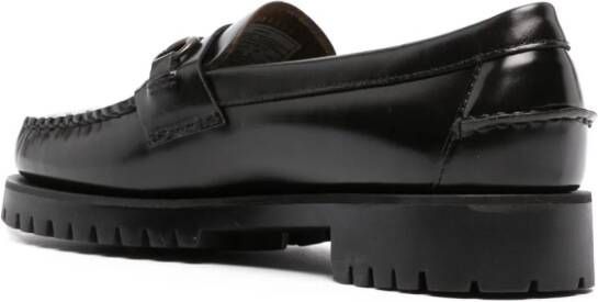 Sebago Joe decorative-plaque leather loafers Black