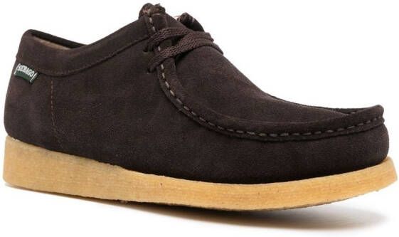 Sebago Koala lace-up suede loafers Brown