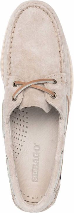 Sebago lace-up detail boat shoes Neutrals