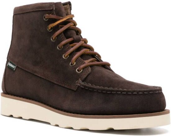 Sebago lace-up suede ankle boots Brown