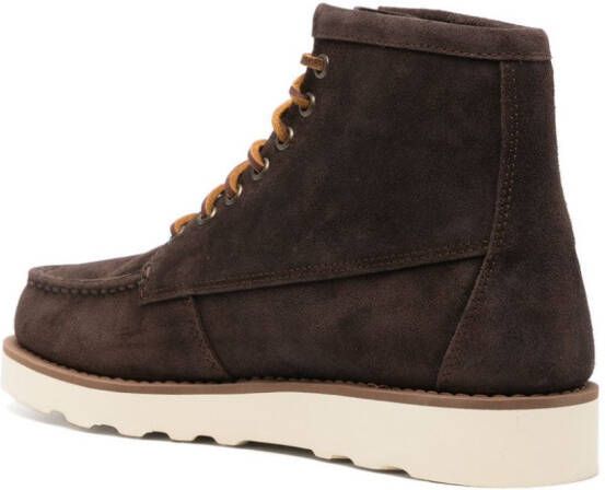 Sebago lace-up suede ankle boots Brown