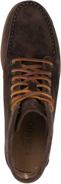 Sebago lace-up suede ankle boots Brown