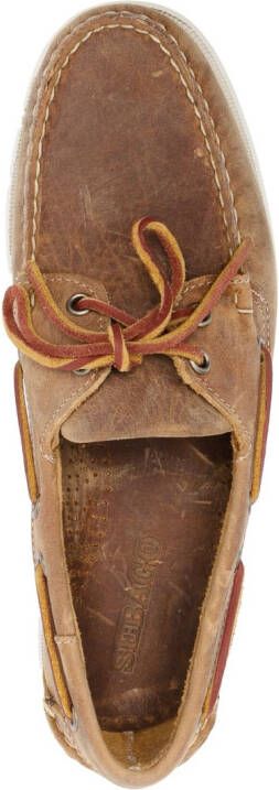 Sebago leather boat shoes Brown