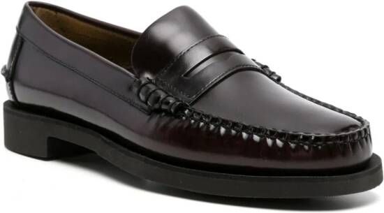 Sebago leather penny loafers Brown
