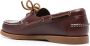 Sebago moc-stitching leather boat shoes Brown - Thumbnail 3