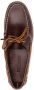 Sebago moc-stitching leather boat shoes Brown - Thumbnail 4