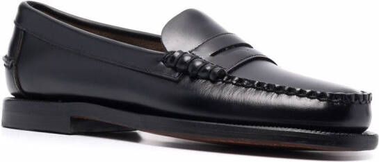 Sebago polished-finish slip-on loafers Black