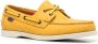 Sebago polka-dot leather boat shoesS Yellow - Thumbnail 2