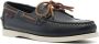 Sebago Portland Martellato leather boat shoes Blue - Thumbnail 2