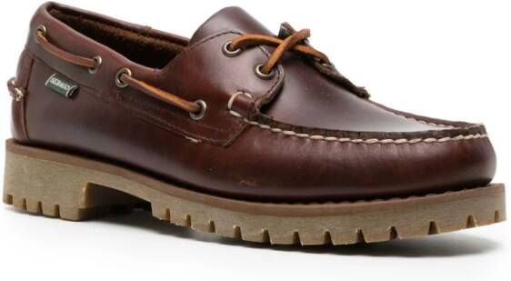 Sebago Ranger waxed boat shoes Brown