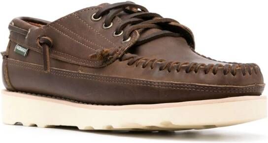 Sebago Seneca leather boat shoes Brown