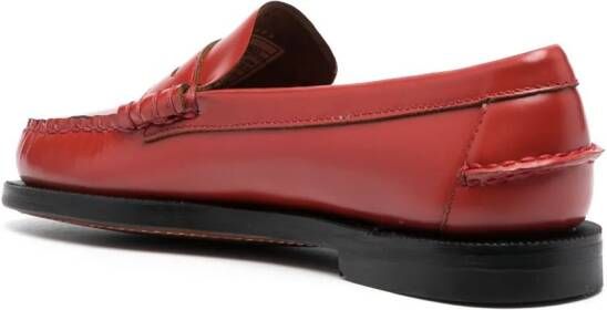 Sebago slip-on style loafers Red