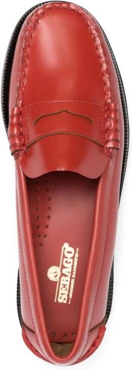 Sebago slip-on style loafers Red