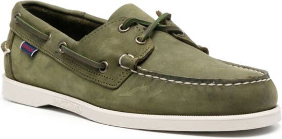 Sebago suede boat shoes Green