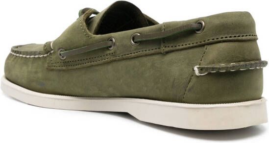 Sebago suede boat shoes Green