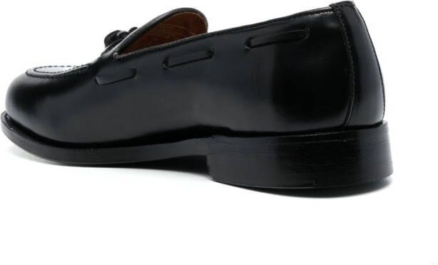 Sebago tassel leather loafers Black
