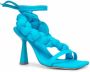 Sebastian Milano braided-strap detail sandals Blue - Thumbnail 2