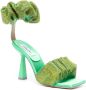 Sebastian Milano Cher 95mm crystal-embellished sandals Green - Thumbnail 2