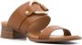See by Chloé 45mm ring-detail leather mules Brown - Thumbnail 2