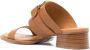 See by Chloé 45mm ring-detail leather mules Brown - Thumbnail 3
