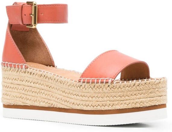 See by Chloé 75mm platform espadrilles Pink