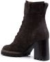 See by Chloé 80mm lace-up leather boots Brown - Thumbnail 3
