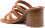 See by Chloé 90mm leather mules Brown - Thumbnail 3