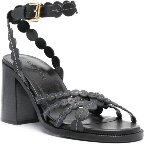 See by Chloé 90mm leather sandals Black