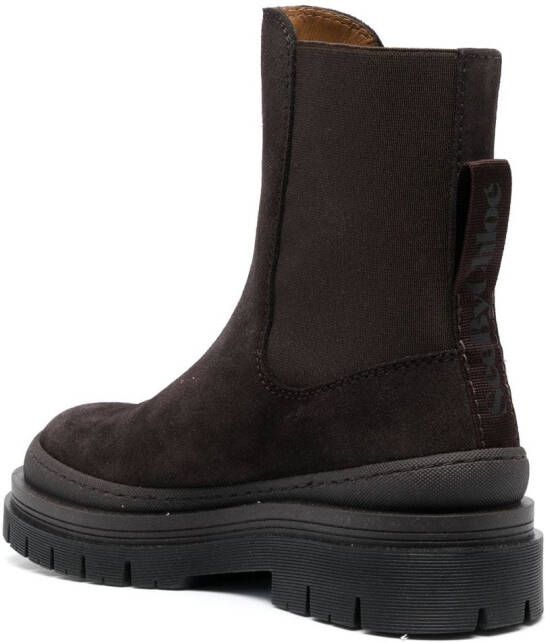 See by Chloé Alli suede ankle boots Brown