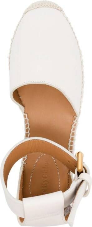 See by Chloé ankle-strap flat espadrilles Neutrals