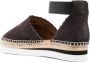 See by Chloé buckled-ankle suede espadrilles Grey - Thumbnail 3