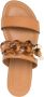 See by Chloé chain-detail leather sandals Brown - Thumbnail 4
