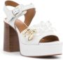 See by Chloé chain-link platform sandals White - Thumbnail 2