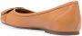 See by Chloé Channy logo-plaque ballerina shoes Brown - Thumbnail 3