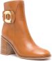 See by Chloé Chany 80mm ankle boots Brown - Thumbnail 2