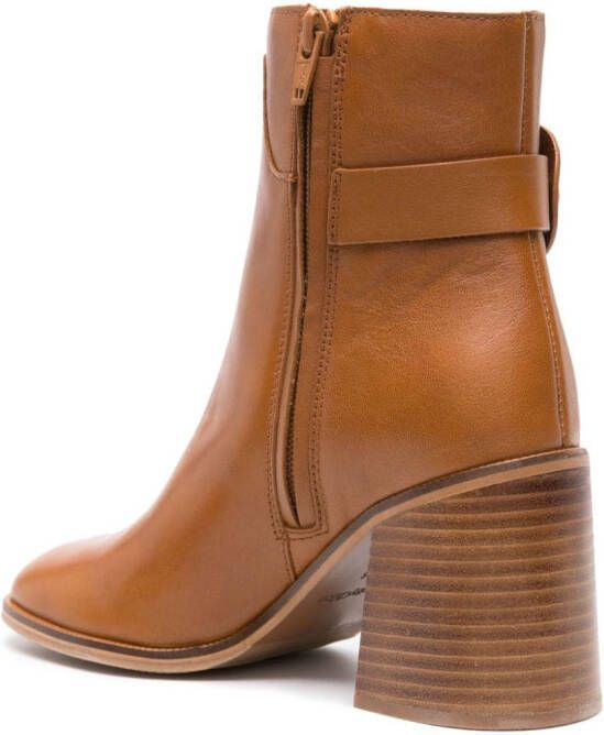 See by Chloé Chany 80mm ankle boots Brown
