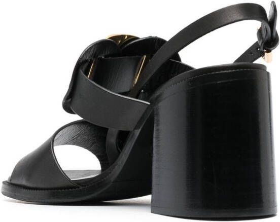 See by Chloé Chany 90mm leather sandals Black