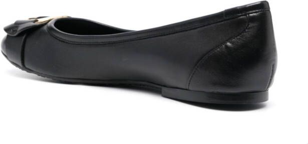 See by Chloé Chany leather ballerina shoes Black