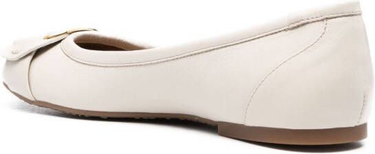 See by Chloé Chany leather ballerina shoes Neutrals