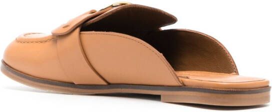 See by Chloé Chany leather mules Brown
