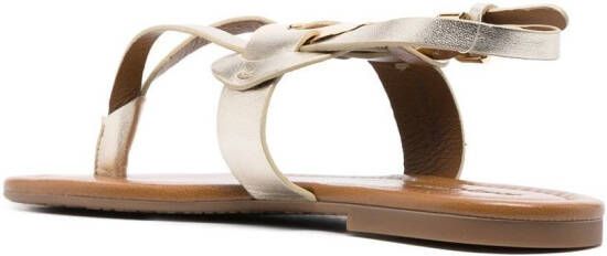 See by Chloé Chany metallic sandals Gold