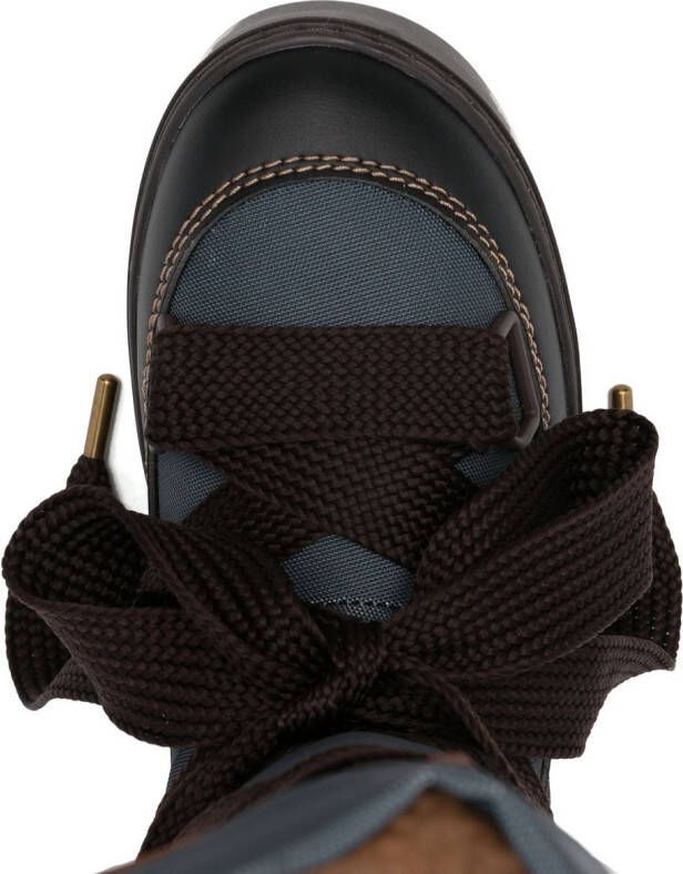 See by Chloé chunky lace-up boots Grey
