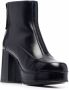 See by Chloé chunky leather ankle boots Black - Thumbnail 2