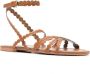 See by Chloé crossover leather sandals Brown - Thumbnail 2