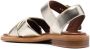 See by Chloé crossover strap metallic-finish sandals Gold - Thumbnail 3