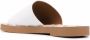 See by Chloé embossed-logo leather slippers White - Thumbnail 3
