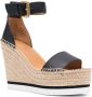 See by Chloé espadrille wedge sandals Black - Thumbnail 4