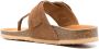 See by Chloé gold-tone plaque suede slides Neutrals - Thumbnail 3