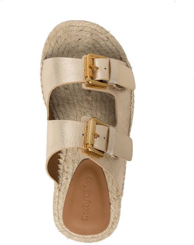 See by Chloé Gyln buckled sandals Gold
